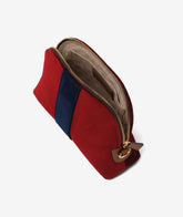 Trousse Large Velvet - Red - Cosmetic Travel Bags | My Style Bags