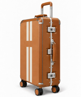 Trolley Large - Caramel with Stripes - Custom Suitcases | My Style Bags