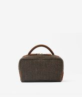 Beauty Case Tweed Deluxe - Chocolate - Cosmetic Travel Bags | My Style Bags