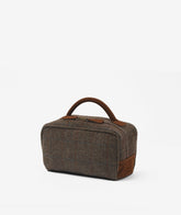 Beauty Case Tweed Deluxe - Chocolate - Cosmetic Travel Bags | My Style Bags