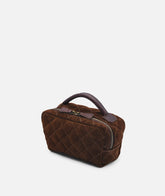 Cosmetic Travel Bag Large Quilted - Tobacco - Tobacco | My Style Bags