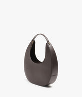 Handbag Moon Leather Dark Brown	 | My Style Bags