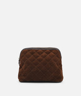 Trousse Aspen Large Quilted Tobacco - Tobacco | My Style Bags