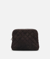 Trousse Aspen Large Quilted - Dark Brown | My Style Bags