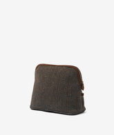 Trousse Large Tweed Deluxe - Chocolate - Cosmetic Travel Bags | My Style Bags