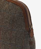 Trousse Large Tweed Deluxe - Chocolate - Cosmetic Travel Bags | My Style Bags