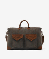 Harvard Safari Duffel Bag Tweed Deluxe - Chocolate | My Style Bags