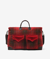 Harvard Safari Duffel Bag Harris Tweed - Red | My Style Bags