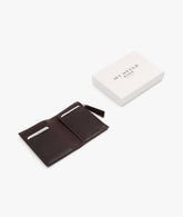 Credit Card Holder with Zipper Dark Brown | My Style Bags