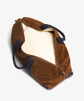 Boston Duffel Bag Large Felt in Suede/Blue - Suede/Blue | My Style Bags