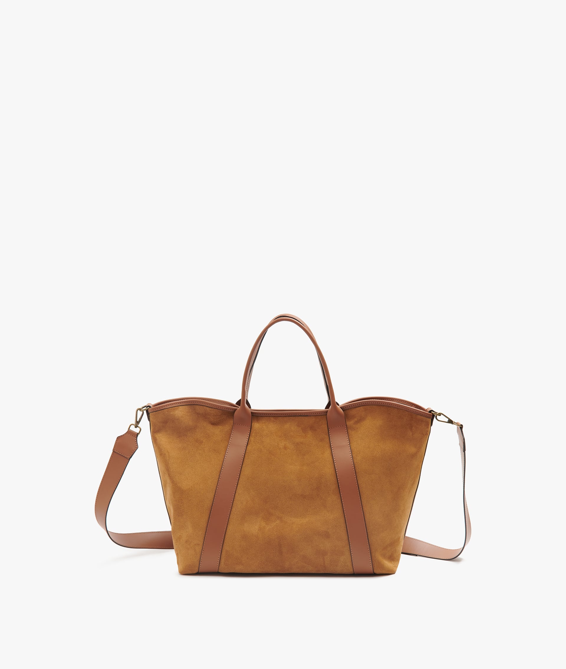 Lola Handbag Twin Deluxe Maxi in Tobacco