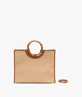 Handbag Bamboo Large Straw  - Straw | My Style Bags