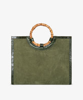 Bamboo Handbag Deluxe - Large in Green | My Style Bags