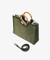 Bamboo Handbag Deluxe - Large in Green - Green | My Style Bags