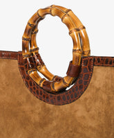 Bamboo Handbag Deluxe - Large in Tobacco - Tobacco | My Style Bags