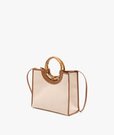 Handbag Bamboo Medium Canvas - Cream | My Style Bags