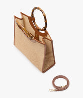 Handbag Bamboo Medium Straw  - Straw | My Style Bags