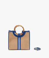 Handbag Bamboo Positano Blue	 | My Style Bags