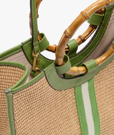 Handbag Bamboo Positano Green	 | My Style Bags