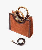 Bamboo Handbag Deluxe - Medium in Orange - Orange | My Style Bags