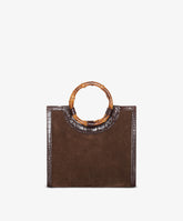 Bamboo Handbag Deluxe - Medium in Dark Brown | My Style Bags