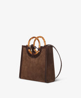 Bamboo Handbag Deluxe - Medium in Dark Brown | My Style Bags