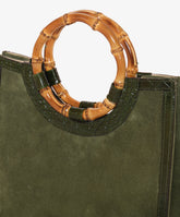 Bamboo Handbag Deluxe - Medium in Green | My Style Bags