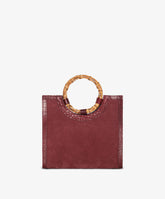 Bamboo Handbag Deluxe - Medium in Burgundy - Burgundy | My Style Bags