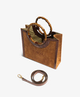 Bamboo Handbag Deluxe - Medium in Tobacco - Tobacco | My Style Bags