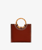Bamboo Handbag Velour - Medium in Burgundy - Burgundy | My Style Bags