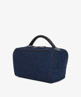 Berkeley Beauty Case in Blue Wool  - Blue Wool | My Style Bags