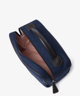 Berkeley Beauty Case in Blue Wool  - Blue Wool | My Style Bags