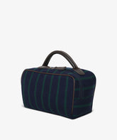 Berkeley Beauty Case Pin Stripe Green - Green Line | My Style Bags