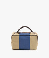 Beauty Case Berkeley Stripe - Beige - Beige | My Style Bags