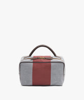 Beauty Case Berkeley Stripe - Grey - Grey | My Style Bags