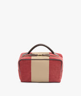 Beauty Case Berkeley Stripe - Burgundy - My Style Bags