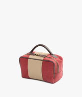 Beauty Case Berkeley Stripe - Burgundy | My Style Bags