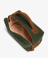 Berkeley Beauty Case Felt Green - Dark Green | My Style Bags