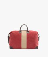 Duffel Bag Harvard Stripe - Burgundy | My Style Bags