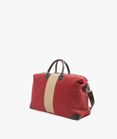 Duffel Bag Harvard Stripe - Burgundy - Burgundy | My Style Bags