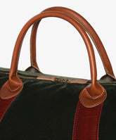 Harvard Large Duffel Bag Velour in Dark Green - Dark Green | My Style Bags
