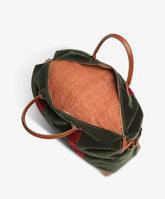 Harvard Large Duffel Bag Velour in Dark Green - Dark Green | My Style Bags