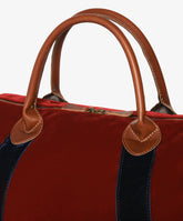 Harvard Large Duffel Bag Velour in Red | My Style Bags