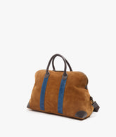 Duffel Bag London Deluxe - Light Brown/Blue | My Style Bags