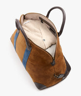 Duffel Bag London Deluxe - Light Brown/Blue | My Style Bags