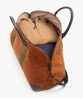 Duffel Bag London Deluxe - Light Brown/Green - Brown/Green | My Style Bags