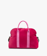 Duffel Bag London Smart Twin Velvet - Fuchsia - Fuchsia | My Style Bags