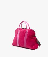 Duffel Bag London Smart Twin Velvet - Fuchsia - Fuchsia | My Style Bags