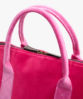 Duffel Bag London Smart Twin Velvet - Fuchsia - Fuchsia | My Style Bags