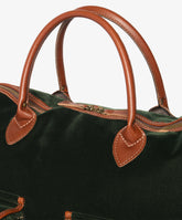 London Duffel Bag Velour - Dark Green - Dark Green | My Style Bags
